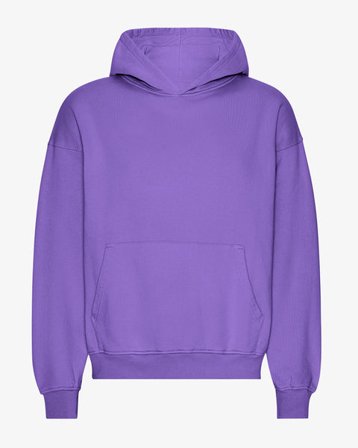 Organic Oversized Hood - Ultra Violet - Male - S