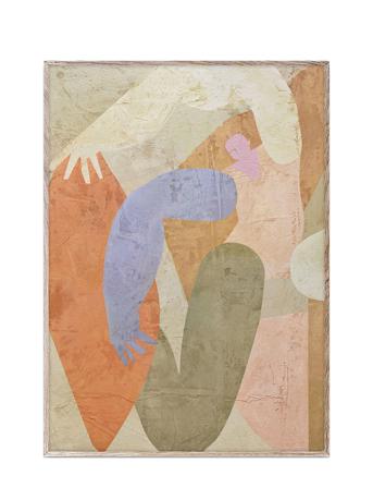 Las Danzantes 01 - 50X70 Home Decoration Posters & Frames Posters Illustrations Multi/mønstret Paper Collective