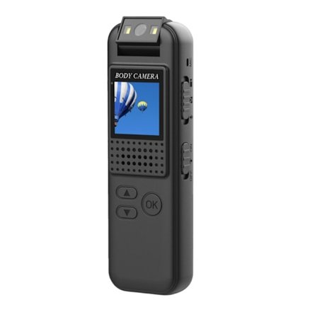 CS08 Portabelt Mini Kamera med Roterbart Objektiv 1080P FHD Nattesyn Kroppskamera Videoopptaker Sykkel Sports DVR