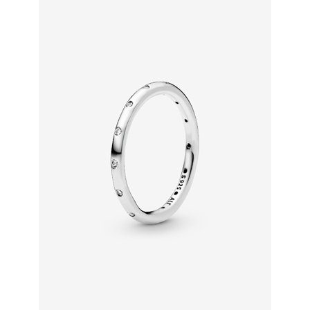 Pandora – Enkel glitrende ring – Sterling sølv