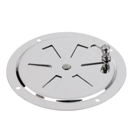 Marine Luftventil Rustfrit Stål Butterfly Båd Rund Lamelventil 100mm