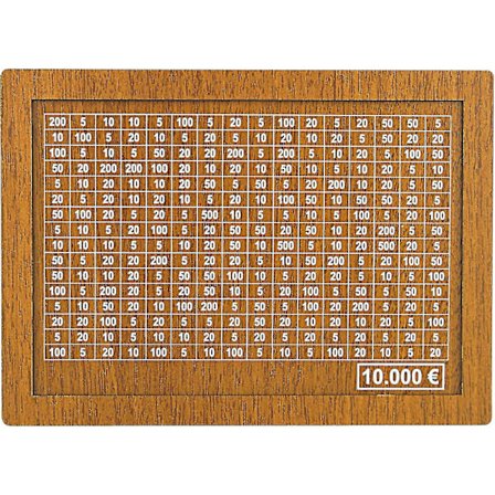 4 kokoa säästölaatikko säästöpossut säästötavoitteilla ja rastitettavilla numeroilla(10000 euroa)