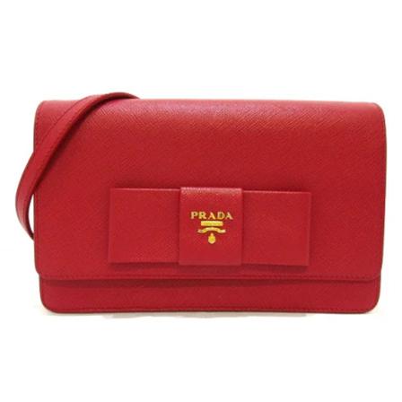 Prada Vintage Pre-owned Leather wallets Pink, Dame Vintage Tasker, Størrelse: ONE Size