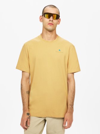 Klättermusen Root Logo SS Tee Men's - Straw - L