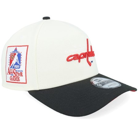 New Era - NHL Wit adjustable Cap - Hatstore Exclusive x Washington Capitals All Star Game 82 9FORTY Chome/Black A-Frame Adjustable @ Hatstore