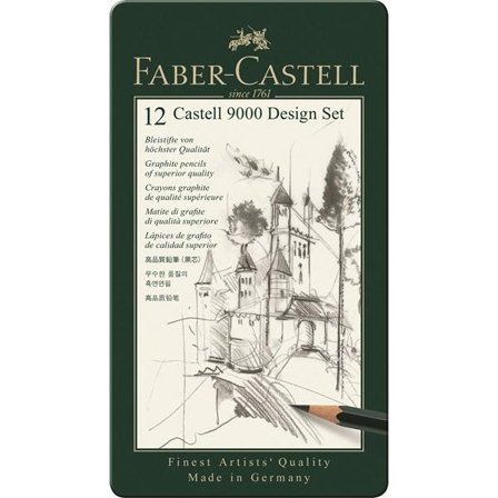 FABER-CASTELL - CASTELL 9000 blyant DESIGN sæt (119064)