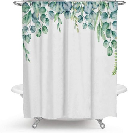 Bruseforhæng Bruseforhæng 180x200cm skimmelhæmmende med bruseforhængsringe