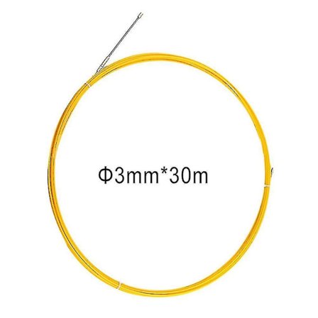 10/20/30m 3mm Glasfiber Kabeltræk Trådtræk Slange Rodder Fiskebånd Tråd