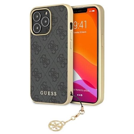 Guess GUHCP13XGF4GGR iPhone 13 Pro Max 6,7" grå/grå hardcase 4G Charms Collection