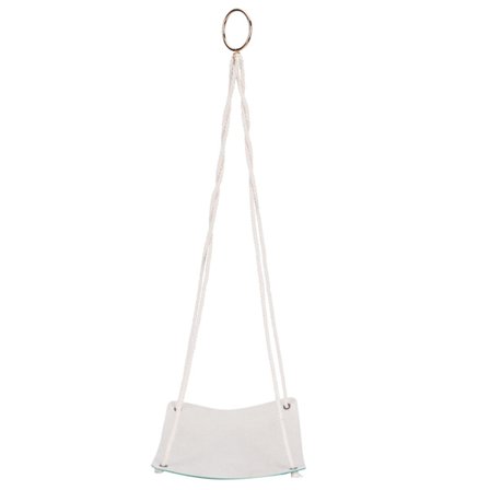 Kasviteline neliöpohjainen puuvillaköysi kukkaruukku mehikasviteline puutarhakoriste vihreä 20cm