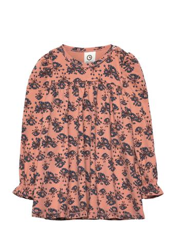 Adorable Dress Baby Dresses & Skirts Dresses Baby Dresses Long-sleeved Baby Dresses Multi/mønstret Müsli By Green Cotton