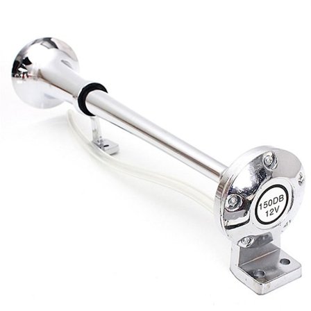 12V 150dB Biltuta God Ljud Enkelt Trumpet Ingen Vibration Lufttuta Enkelt Trumpet För Bil Lastbil Båt Tåg SUV Rostskydd