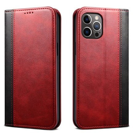 Fodral för iPhone 16 Pro Max Röd och svart Flip