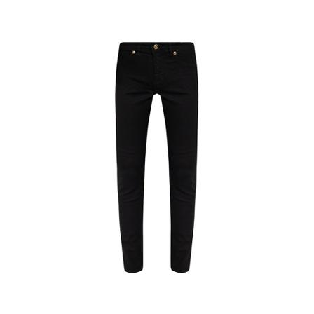Versace Jeans Couture, Jeans with logo Zwart, Dames, Maat:W26,Katoen