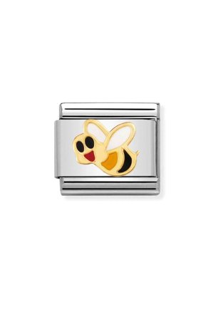 Animals 18k Gold & enamel bee