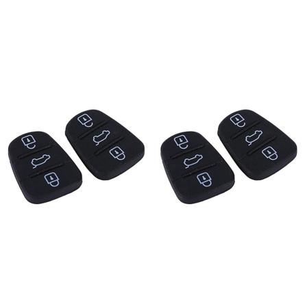 6 kpl Käytännöllinen Auton Avaimen Kotelo 3 Painiketta Taittuva Kaukosäädin Avaimen Fob Kotelo Hyundai I10 I20 I30 (musta) 4 kpl 4 pcs