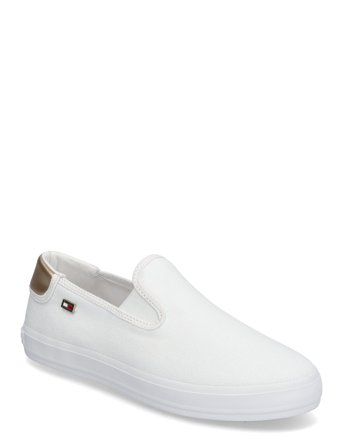 Tommy Hilfiger Vulc Canvas Slip-On Sneaker - White - 39