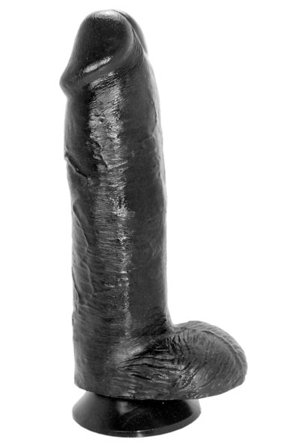 Silikon Dildo Fetter Schwanz Rosa-Weiß 25cm