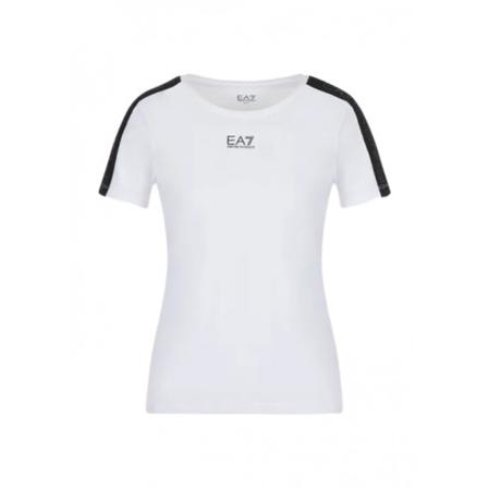 Emporio Armani Ea7, T-Shirts Wit, Dames, Maat:M