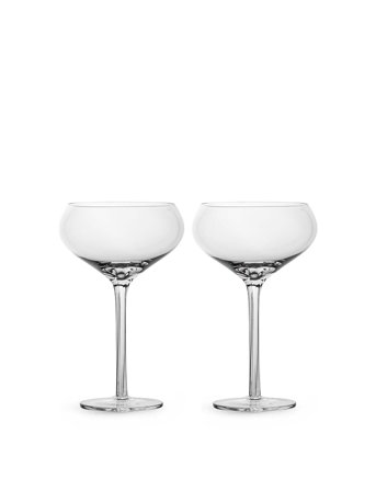 Sagaform | Saga Champagne Coupe Glass, 2-Pack | 27 CL