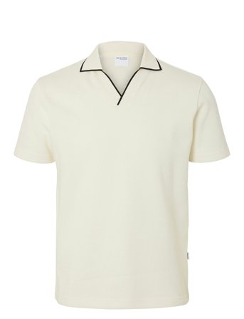 Selected | Slhsangev Split Neck Ss Polo | S