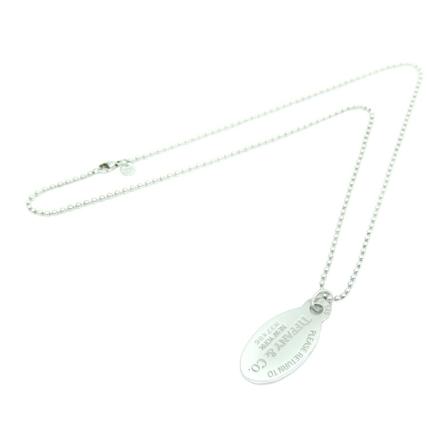 Tiffany & Co. Pre-owned Necklaces , Grijs , unisex , Maat: ONE Size Vintage Sieraden