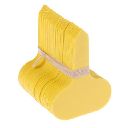 100st 5*7cm Plast T-typ Tag Markörer Plantskola Trädgård Gräsmatta La