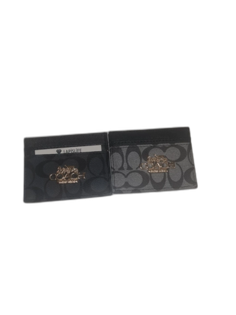 Coach kortfodral i svart och grått