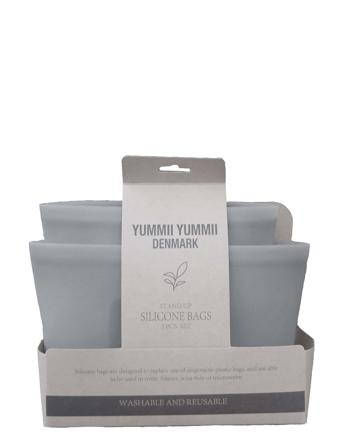 Standup Silic Bags - Light St - Mix Set Grey Yummii Yummii