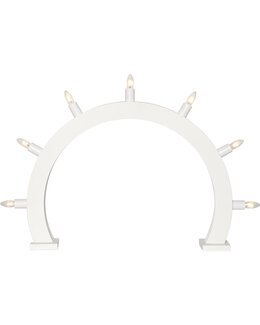 Star Trading Adventsljusstake Crisp Vit - Jul