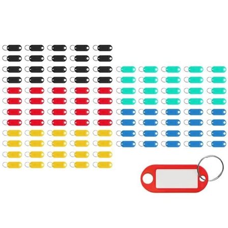 Set med nyckelbrickor / identifierare för nycklar 100 st