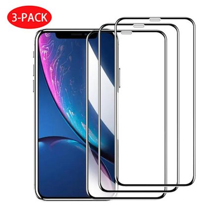 3-Pack - 9H Tempered Glass Screen Protector iPhone 12, 6,1"