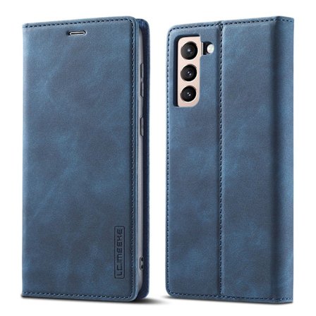 LC.IMEEKE Cover for Samsung Galaxy S21 FE - Blue