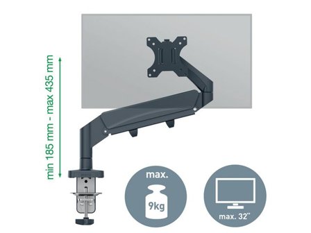 LEITZ Monitorarm Ergo Singel - Lyreco - Datorprodukter - Bildskärmar och tillbehör - Monitorarmar