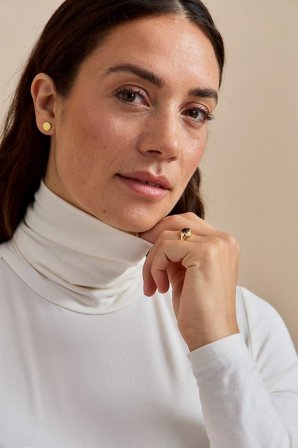 Cellbes of Sweden - Polotrøje Premium i modal i offwhite til damer i størrelse 42/44