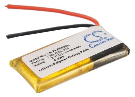 Batteri till Trådlöst headset för Plantronics Discovery 665, Discovery 640 m.fl.