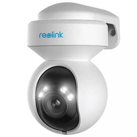 Reolink E1 Outdoor PoE - 4K utendørs PTZ-kamera pan/tilt/zoom, IP66 - perfekt som fjøskamera - strøm og data via nettverkskabel