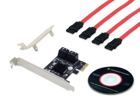 CONCEPTRONIC EMRICK03G - Diskkontroller - SATA 6Gb/s - PCIe x1