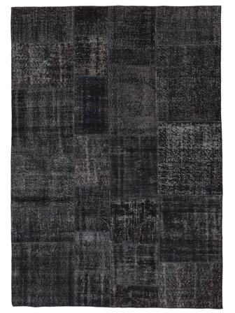 Vintage Patchwork Dywan 170X240 Wełna