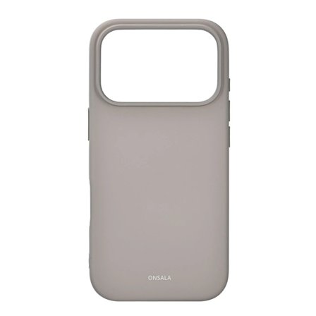 ONSALA Mobilskal till iPhone 17 Pro med Silikonkänsla - Betong