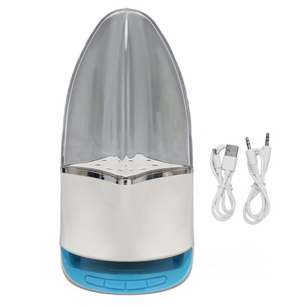 Bluetooth vandhøjttaler stereo understøtter hukommelseskort AUX dansende springvand trådløs højttaler med RGB-lys til telefon MP3