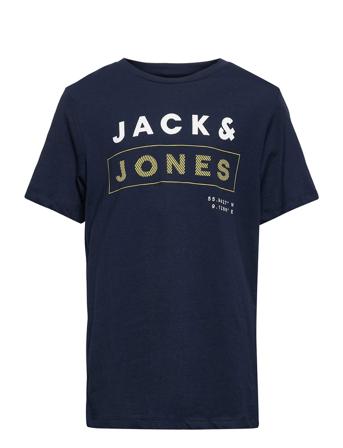Jcobooster Tee Ss Crew Neck Oct 21 Jr T-shirt Blå Jack & J S
