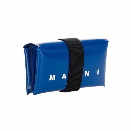 Marni, Wallet Niebieski, Mężczyzna, Rozmiar: ONE Size