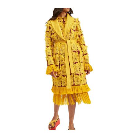 La DoubleJ, Wings Cardigan Geel, Dames, Maat:XS