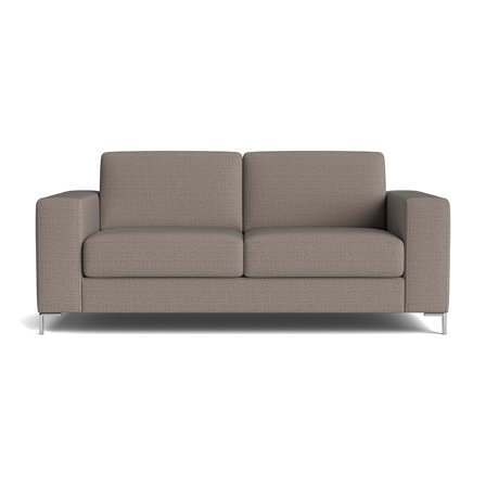 Pesaro 2.5 personers sofa - Basel Lys Gråbrun - 192x92x84cm - Komfortabel Sofa med Koldskum, Nozag fjedre og Massivt træ for Optimal Støtte