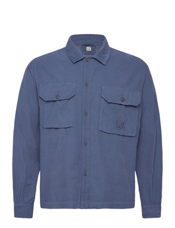 C.P. Company Corduroy Overshirt - Blue - L