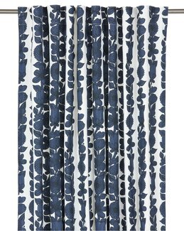 Multibåndslengde med trykt mønster Asters av Stig Lindberg 2-pk Blå