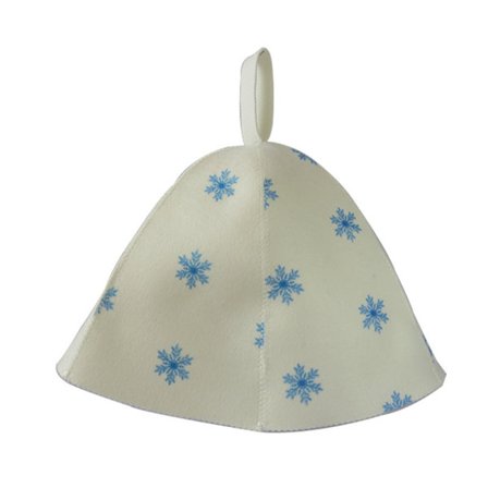 Filt Saunahue Varmt Tørt Dampbad Huer Enkelt Hovedbeskyttelse