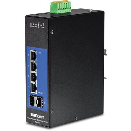 TRENDnet TI-G642I - switch - 6 porter - Styrt - TAA-samsvar