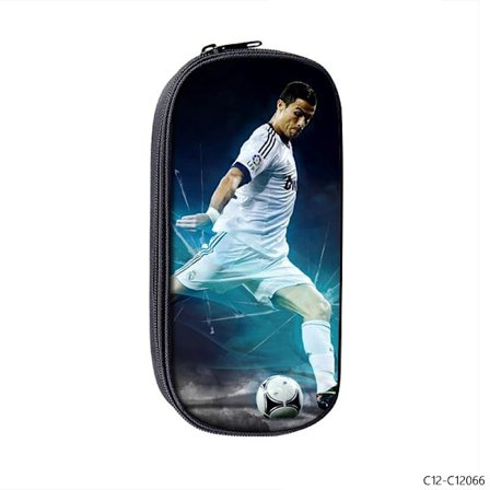 Ronaldo #7 Penalhus med stor kapacitet til kontor, gymnasium, stor opbevaring, taske, pose, holder, makeup taske til voksne BD-0017